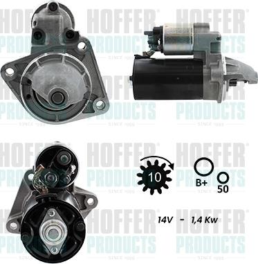 Hoffer H5010146G - Starteris www.autospares.lv