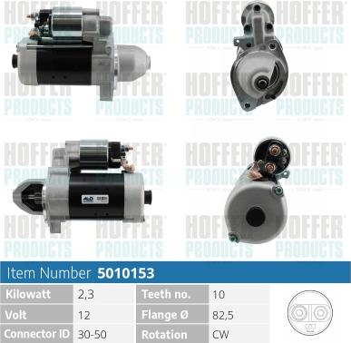 Hoffer H5010153 - Starteris autospares.lv