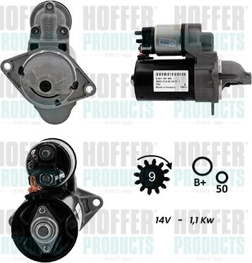 Hoffer H5010139G - Starteris www.autospares.lv