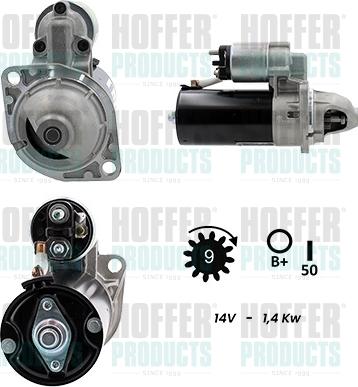 Hoffer H5010367G - Starteris www.autospares.lv