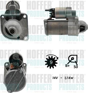 Hoffer H5010308G - Starteris www.autospares.lv