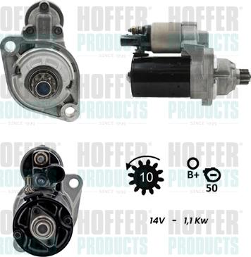 Hoffer H5010268G - Starteris www.autospares.lv