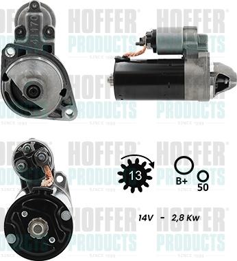 Hoffer H5010239G - Starteris www.autospares.lv