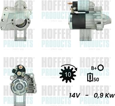 Hoffer H5035726G - Starteris www.autospares.lv