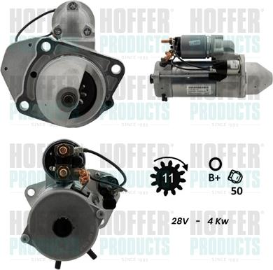 Hoffer H5110057G - Starteris www.autospares.lv