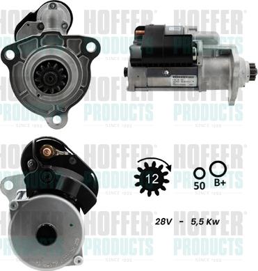 Hoffer H5110083G - Starteris www.autospares.lv