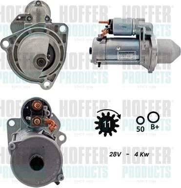 Hoffer H5110021G - Starteris www.autospares.lv