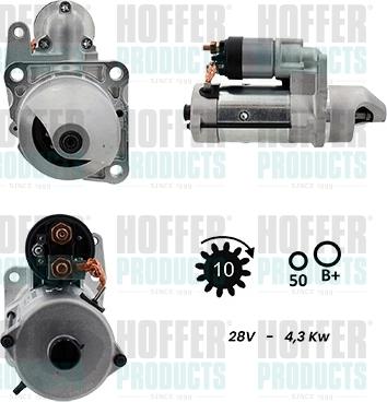 Hoffer H5110166G - Starteris www.autospares.lv