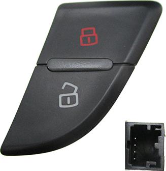 Hoffer H206012 - Switch, door lock system www.autospares.lv