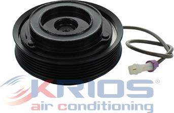 Hoffer K21165 - Elektromagnētiskais sajūgs, Gaisa kond. kompresors www.autospares.lv