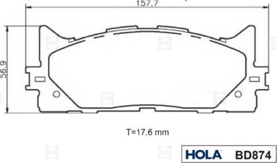 Pilenga FD-P 3320 - Bremžu uzliku kompl., Disku bremzes autospares.lv