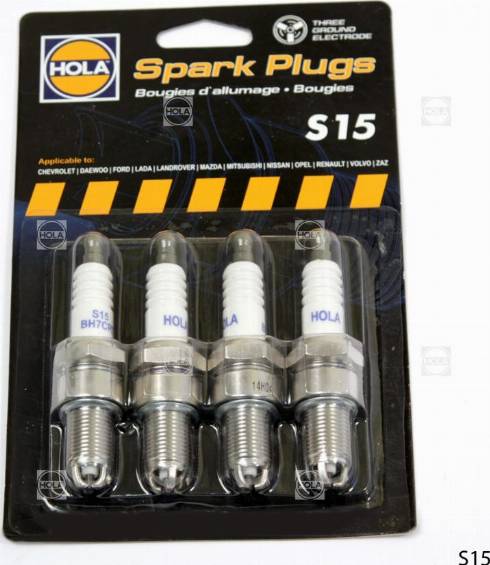 Hola S15 - Spark Plug www.autospares.lv