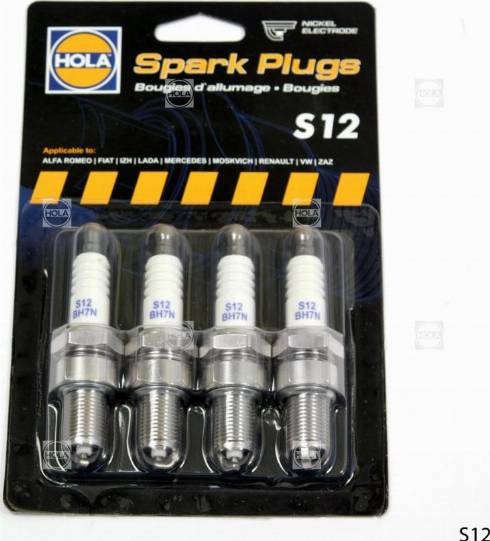 Hola S12 - Spark Plug www.autospares.lv