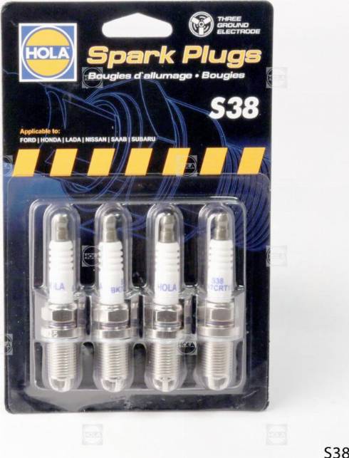 Hola S38 - Spark Plug www.autospares.lv