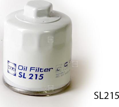 Hola SL215 - Eļļas filtrs www.autospares.lv