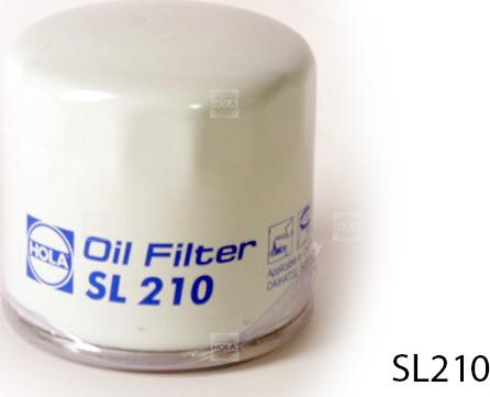 Hola SL210 - Oil Filter www.autospares.lv