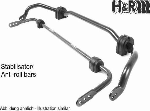 H&R 33092-1 - Sway Bar, suspension www.autospares.lv