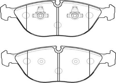 HSB Gold HP9941 - Brake Pad Set, disc brake www.autospares.lv