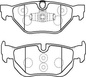 ISOTECH IBP0949 - Bremžu uzliku kompl., Disku bremzes autospares.lv