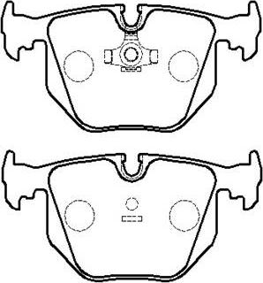 HSB Gold HP9536 - Brake Pad Set, disc brake www.autospares.lv