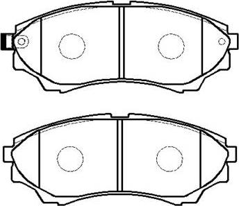 HSB Gold HP9190 - Brake Pad Set, disc brake www.autospares.lv