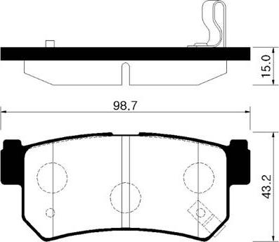 Textar 24050 15 - Brake Pad Set, disc brake www.autospares.lv