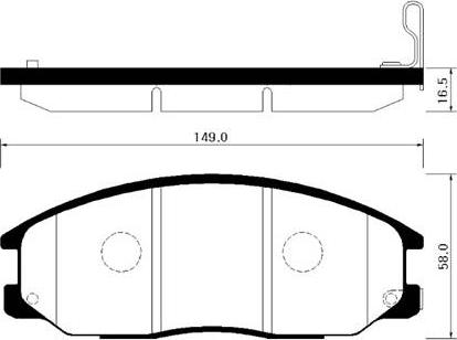 Remsa BPM0771.22 - Bremžu uzliku kompl., Disku bremzes www.autospares.lv