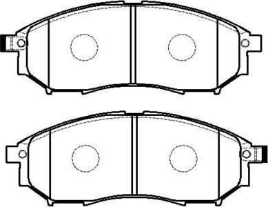 GMC 2369801 - Bremžu uzliku kompl., Disku bremzes www.autospares.lv