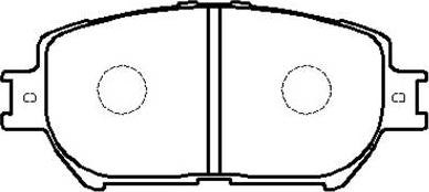 HSB Gold HP5053 - Brake Pad Set, disc brake www.autospares.lv