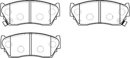 HSB Gold HP5067 - Brake Pad Set, disc brake www.autospares.lv