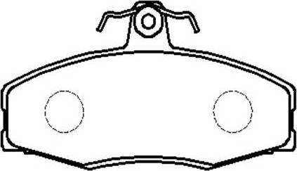 HSB Gold HP5151 - Brake Pad Set, disc brake www.autospares.lv