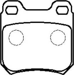 HSB Gold HP5127 - Brake Pad Set, disc brake www.autospares.lv