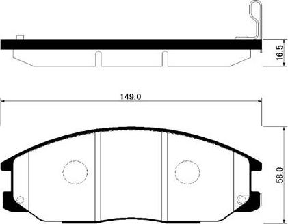 HSB Gold HP0015 - Bremžu uzliku kompl., Disku bremzes autospares.lv