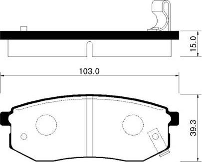 Textar 2360815 - Brake Pad Set, disc brake www.autospares.lv