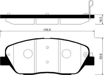 Triscan RH 21226 02 - Bremžu uzliku kompl., Disku bremzes autospares.lv