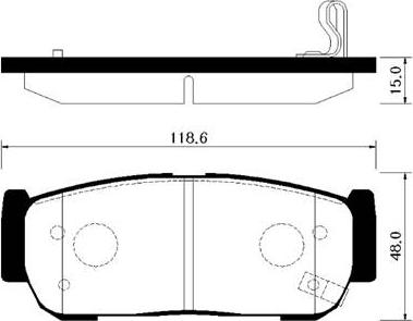 HSB Gold HP1026 - Bremžu uzliku kompl., Disku bremzes autospares.lv