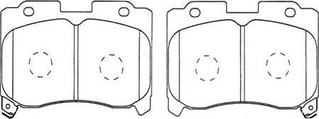 HSB Gold HP8470 - Brake Pad Set, disc brake www.autospares.lv