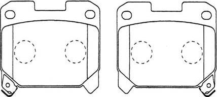 HSB Gold HP8471 - Brake Pad Set, disc brake www.autospares.lv