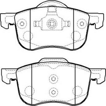 Quinton Hazell QFD4491AF - Bremžu uzliku kompl., Disku bremzes www.autospares.lv