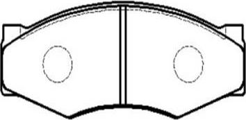 HSB Gold HP8334 - Brake Pad Set, disc brake www.autospares.lv