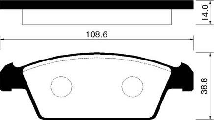 HSB Gold HP2001 - Bremžu uzliku kompl., Disku bremzes www.autospares.lv