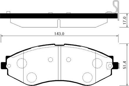 OSSCA 21869 - Bremžu uzliku kompl., Disku bremzes autospares.lv