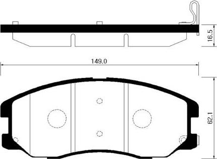 Magneti Marelli 600000096940 - Bremžu uzliku kompl., Disku bremzes www.autospares.lv