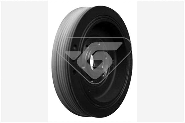 Hutchinson DP058 - Шкив коленчатого вала www.autospares.lv