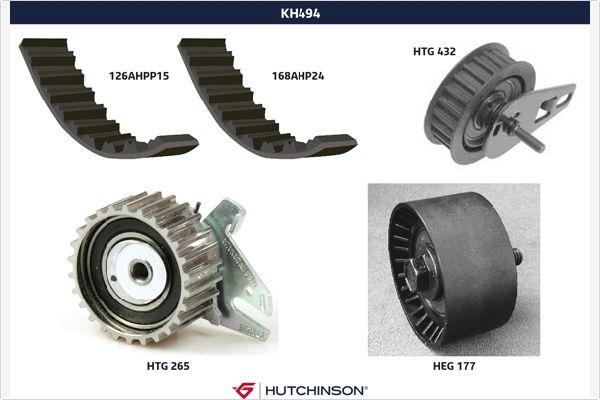 Hutchinson KH 494 - Zobsiksnas komplekts autospares.lv