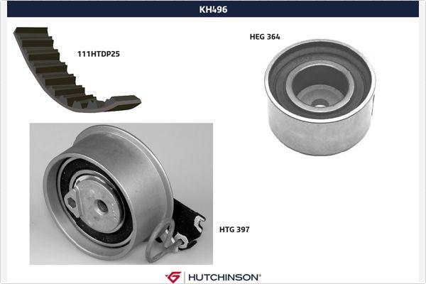 Hutchinson KH 496 - Zobsiksnas komplekts autospares.lv