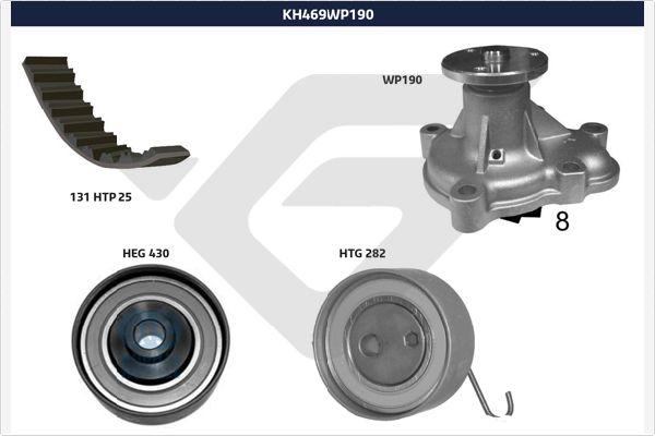 Hutchinson KH 469WP190 - Ūdenssūknis + Zobsiksnas komplekts www.autospares.lv