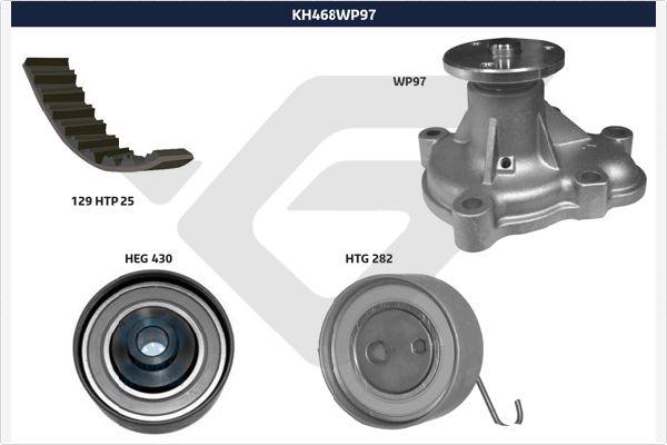 Hutchinson KH 468WP97 - Ūdenssūknis + Zobsiksnas komplekts www.autospares.lv