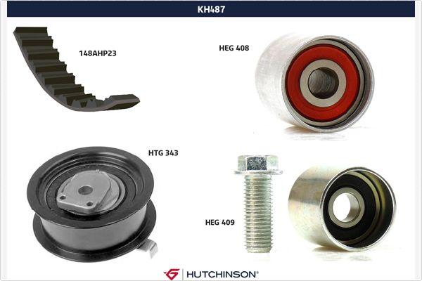 Hutchinson KH 487 - Zobsiksnas komplekts autospares.lv