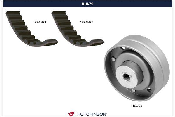 Hutchinson KH 479 - Комплект зубчатого ремня ГРМ www.autospares.lv